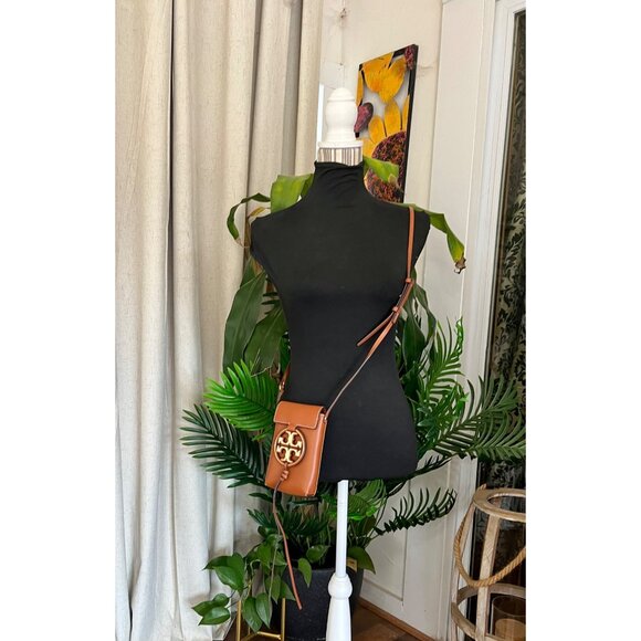 TORY BURCH CAMEL BROWN MILLER CROSSBODY - Picture 9 of 9